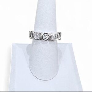 Silver Cubic Zirconia Ring